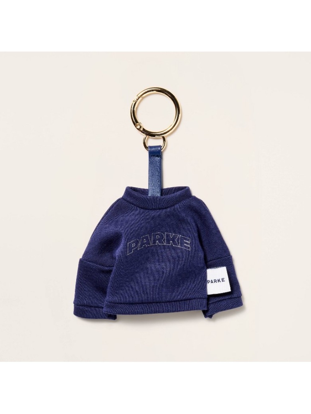 Parke x Target Mockneck Sweatshirt Keychain Navy Blue NWT